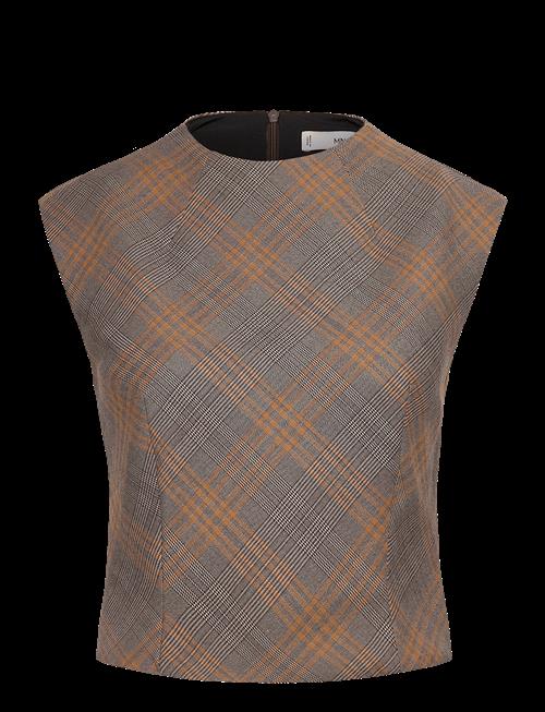 Mango | Fitted Check Top | XL