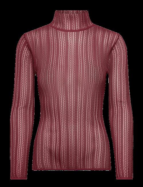 Malina | Zelie Sheer Knitted Turtleneck Top | M