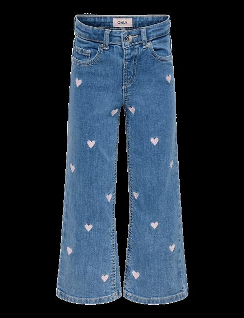 Kids Only | Kmgjuicy Wide Leg Heart Emb Jeans Noos | 116
