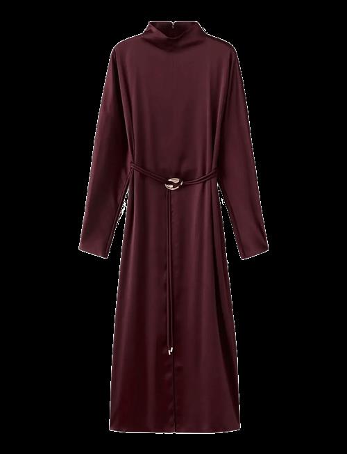 Mango | Belt Satin Dress | L