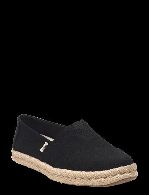 TOMS | Blk Rec Slubby Wm Alrope Esp | 37.5