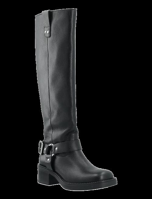 Bianco | Biamary Knee High Biker Boot Tumbled Leather | 38