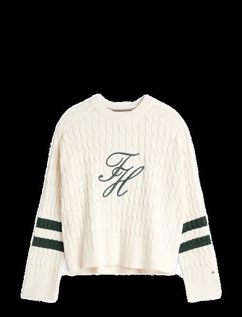 Tommy Hilfiger | Textured Graphic C-Nk Ls Swt | M
