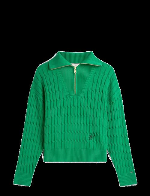 Tommy Hilfiger | Co Cable Mid Gg 1/2 Zip Ls Swt | L