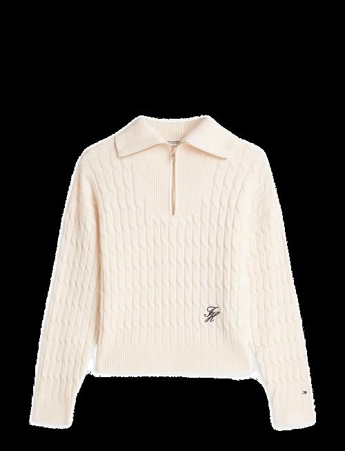 Tommy Hilfiger | Co Cable Mid Gg 1/2 Zip Ls Swt | XL
