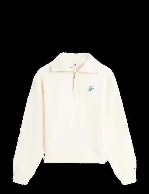 Tommy Hilfiger | Th Script Half Zip Terry Swtshrt | XXL