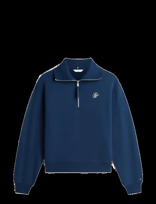 Tommy Hilfiger | Th Script Half Zip Terry Swtshrt | XXL