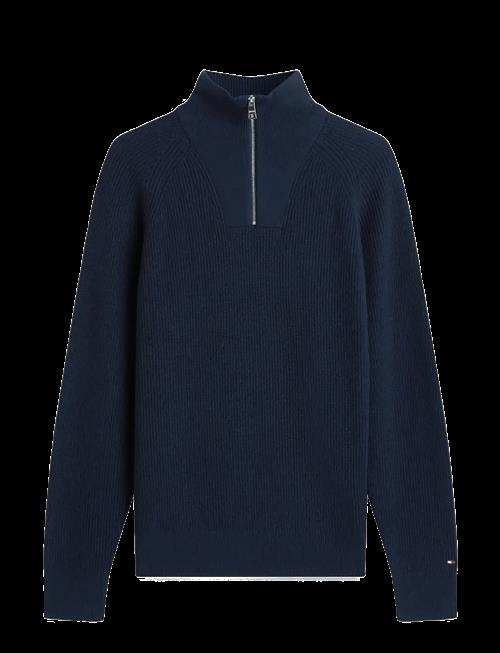 Tommy Hilfiger | Fisherman Rib Zip Mock | M