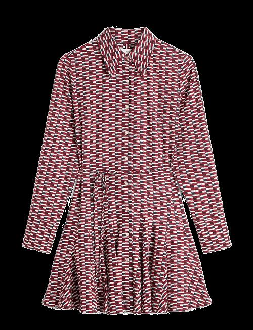 Tommy Hilfiger | Vis Twill Ls Mini Dress | 44
