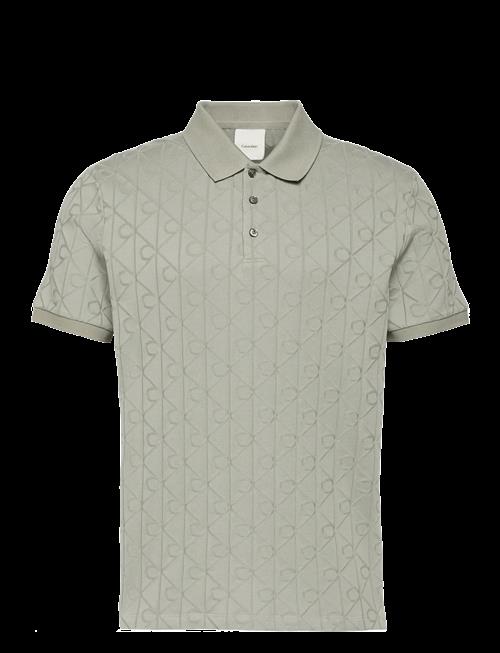 Calvin Klein | Ss Dbl Merc Emblem Aop Polo | XL