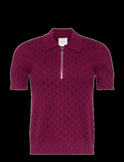 Calvin Klein | Aop Textured Ss Top | M