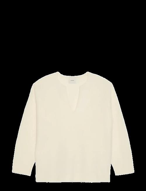 Calvin Klein | Boiled Wool Ls V Neck Top | XL