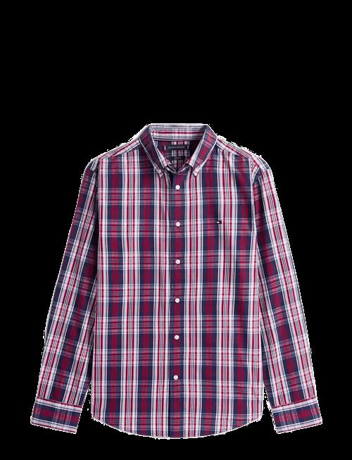 Tommy Hilfiger | Flex Poplin Medium Check Shirt | S
