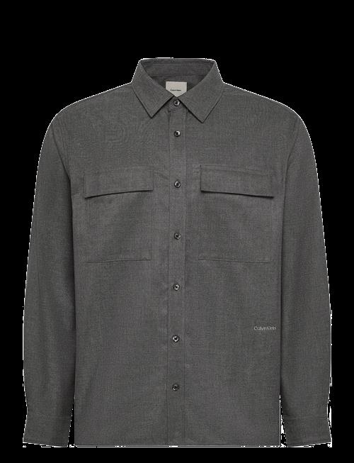 Calvin Klein | Ls Melange Pv Easy Shirt | XXL