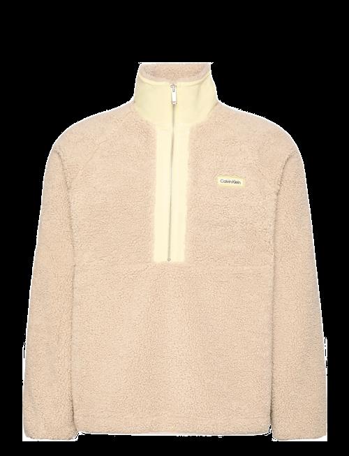 Calvin Klein | Ls Sherpa Roll Neck Qtr Zip Po | M