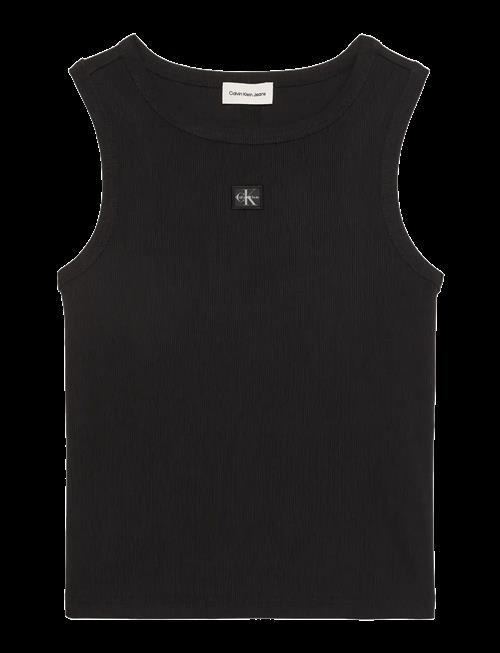Calvin Klein Jeans | Heritage Label 2X2 Baby Rib Tank | L