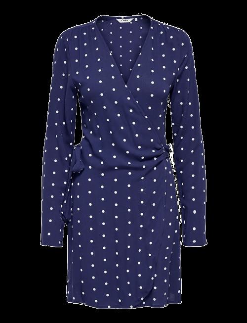 ONLY | Onlkeshav L/S V-Neck Wrap Dress Wvn | S