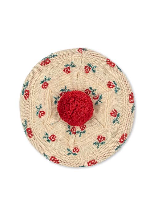 Konges Sløjd Belou Beret Rose  Rose-12-18M  Lyserød  12-18 måneder  Piger