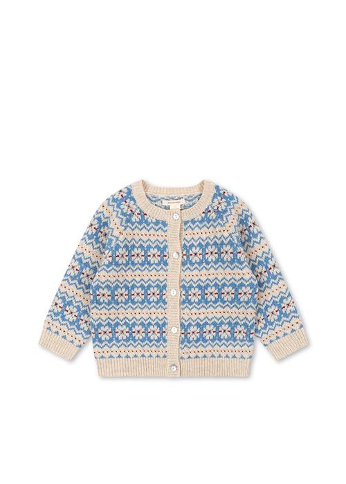 Konges Sløjd Billi Cardigan Blue Multi  Blue Multi-2Y  Blå  2 år  Drenge, Piger