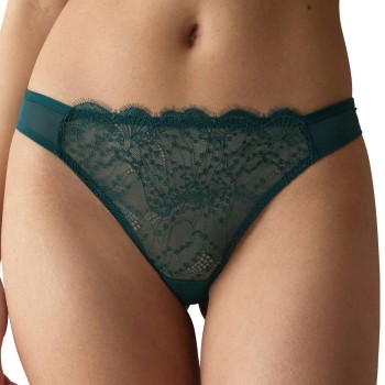 Triumph Trusser Amourette Sparkle String Petrol 36 Dame