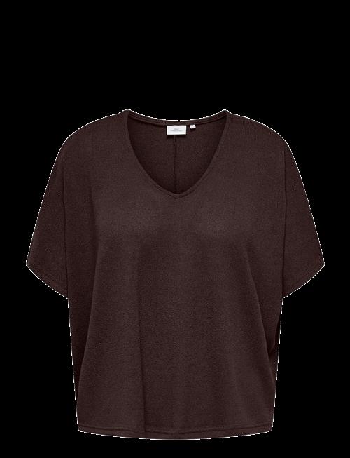 ONLY Carmakoma | Cartammi 3/4 V-Neck Batwing Blouse Jrs | 50-52