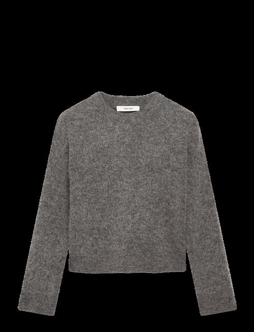 Selected | Slfsia Ras Ls Knit New O-Neck Noos | XS