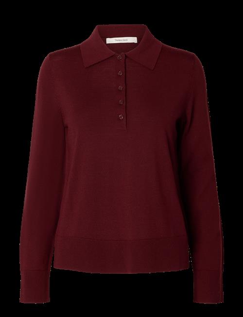 Selected | Slwthea Ls Knit Merino Collar Neck Noos | L