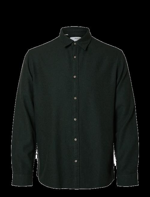 Selected | Slmregclaus Noah Brush Twist Sht Ls Noos | XL