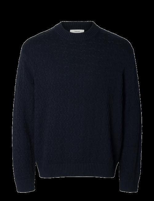 Selected | Slhphilip Ls Knit Relaxed Crew Neck | M