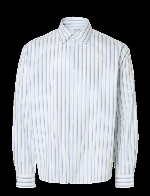 Selected | Slhrlxhenri Stripe Ls Shirt | L