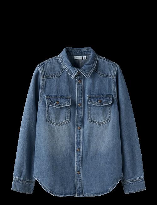 name it | Nkmkim Oz Dnm Ls Shirt 6677-Oz T | 164