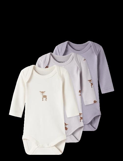 name it | Nbfbody 3P Ls Lilac Marble Deer Noos | 86
