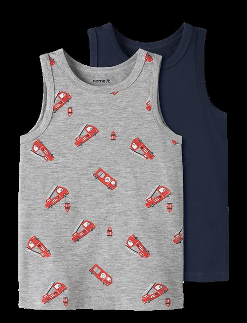 name it | Nmmtank Top 2P Grey Firetruck Noos | 92