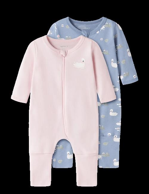 name it | Nbfnightsuit 2P Zip Ff Swan Noos | 74