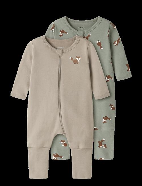 name it | Nbmnightsuit 2P Zip Ff Fox Noos | 74