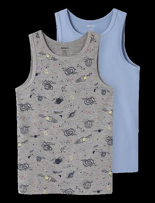 name it | Nkmtank Top 2P Grey Space Noos | 134-140