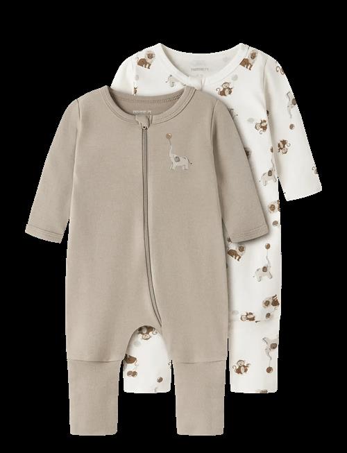 name it | Nbnnightsuit 2P Zip Ff Animal Noos | 104