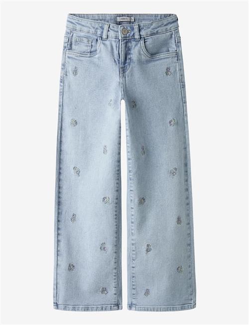 name it | Nkfrose Wide Emb Jeans 2010-Fr Noos | 146