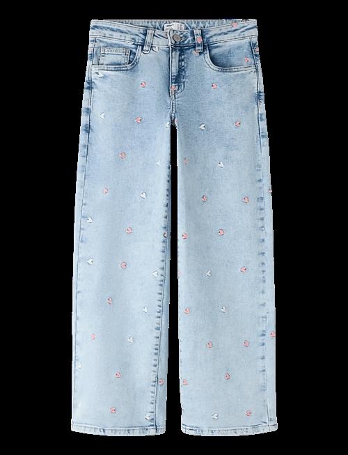 name it | Nkfrose Wide Emb Jeans 2010-Fr Noos | 134