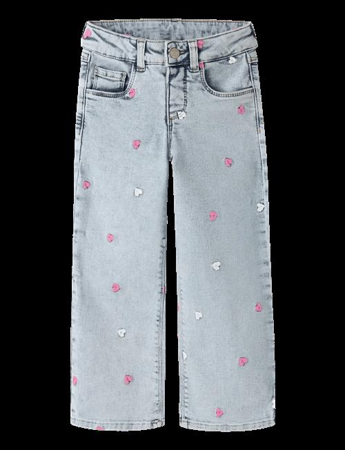 name it | Nmfrose Wide Emb Jeans 2633-Fr Noos | 116