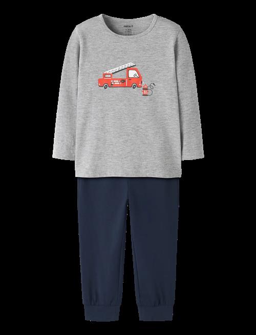 name it | Nmmnightset Grey Firetruck Noos | 98-104
