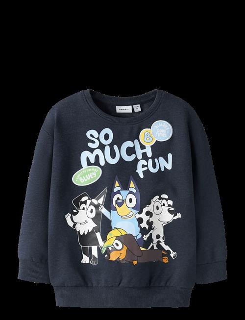 name it | Nmmjared Bluey Nreg Sweat Unb Sky | 104