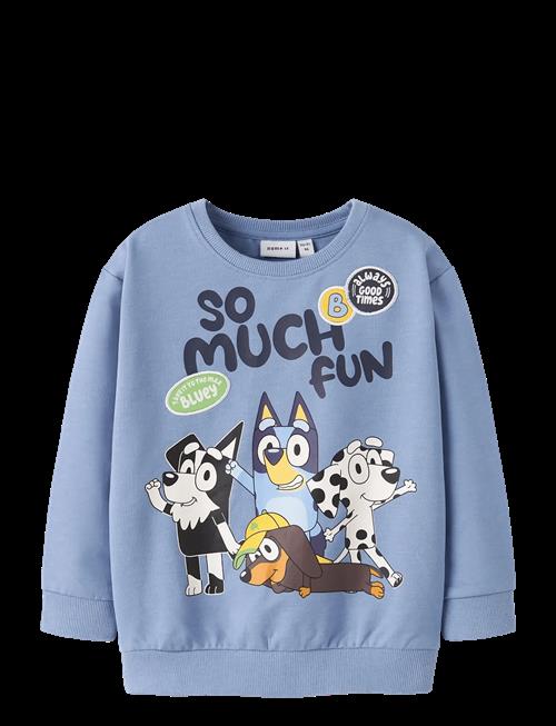 name it | Nmmjared Bluey Nreg Sweat Unb Sky | 98