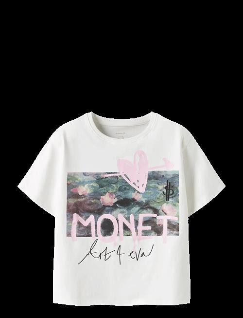 name it | Nkfdydissi Monet Ss Nreg Top Noos Art | 134-140