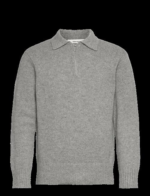 Selected | Slhcody Ls Knit Relaxed Half Zip Polo | L