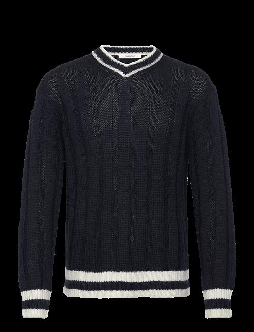Selected | Slhroy Ls Knit Relaxed Rib V-Neck | L
