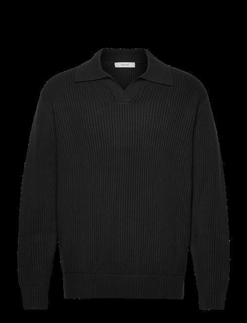 Selected | Slhdry Ls Knit Relaxed Open Polo | S