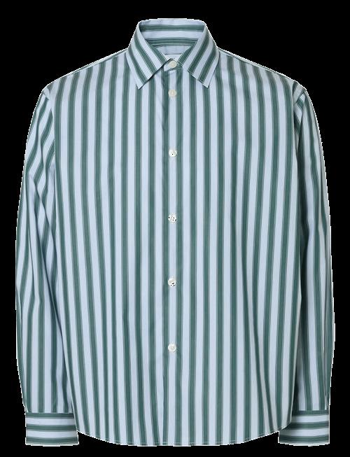 Selected | Slhrlxhenric Stripe Ls Shirt | M