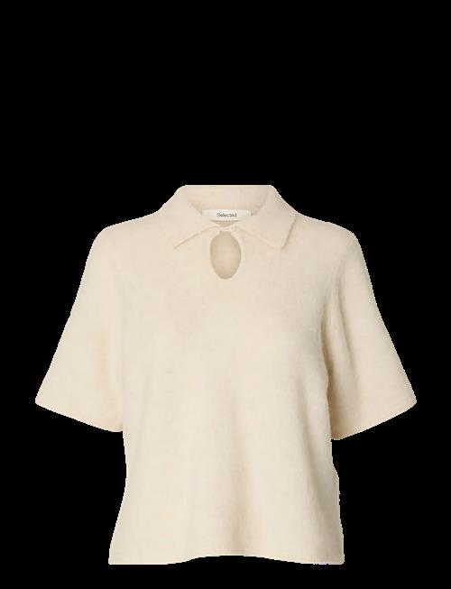 Selected | Slfsia Ras 2/4 Knit Key Hole Collar Neck | XL