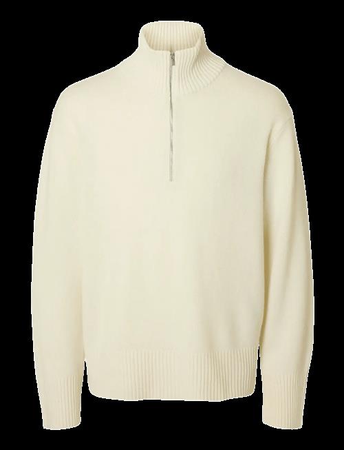 Selected | Slhcalle Relaxed Cashmere Blend Half Zip | XXL